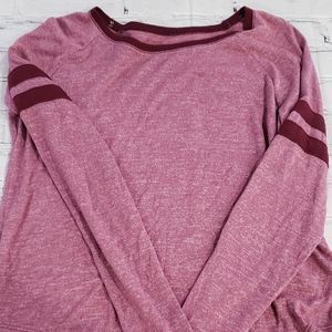Pink juniors long sleeve top XS